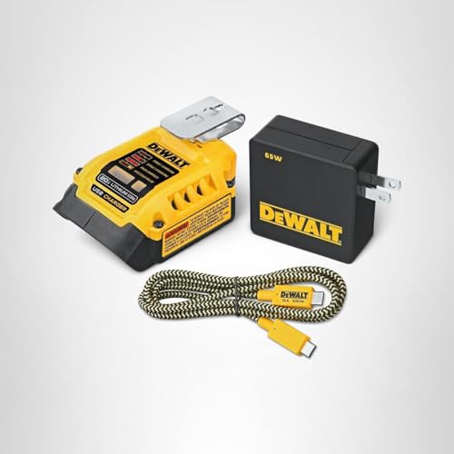 Battery Charger DEWALT and USB Wall Charging Kit (DCB094K)
