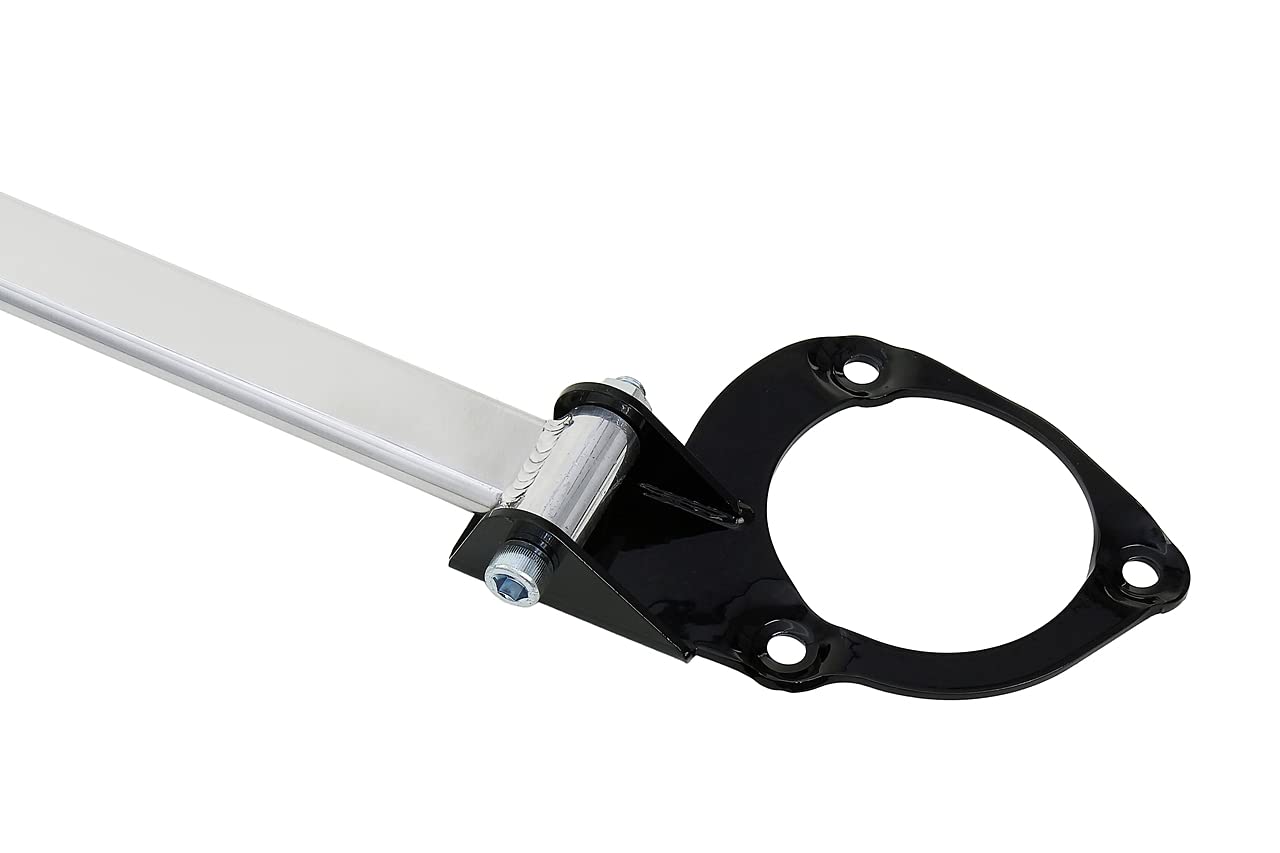 Performance HPS Polished Front Strut Bar Tower Brace Compatible for 2012-2014 Toyota Camry 2.5L, 42-102P