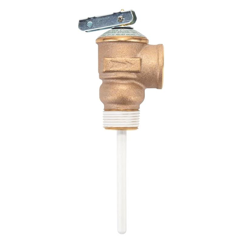 Propane Hose and Connector Camco 10471 (T and P Valve 3/4In with 4In Probe Coated, 150Psi, Bulk)