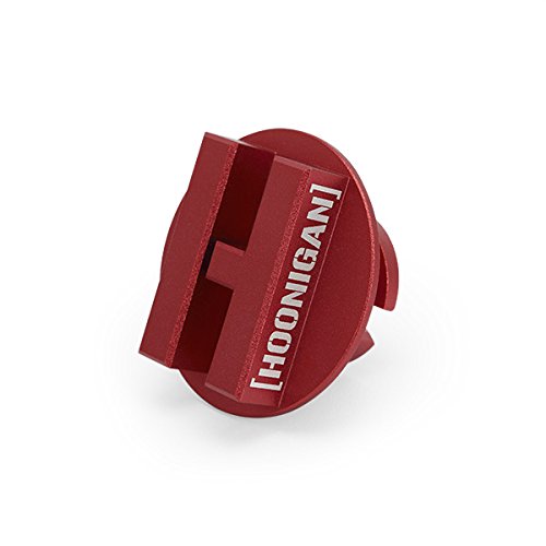 Mishimoto Hoonigan MMOFC-MUS4-15HRD Oil Filler Cap Fits Ford Mustang EcoBoost/Focus ST 2013+ Red