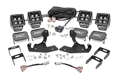 Rough Country DRL White Fog Light Kit for 11-14 Chevy 2500/3500HD - 70628DRL