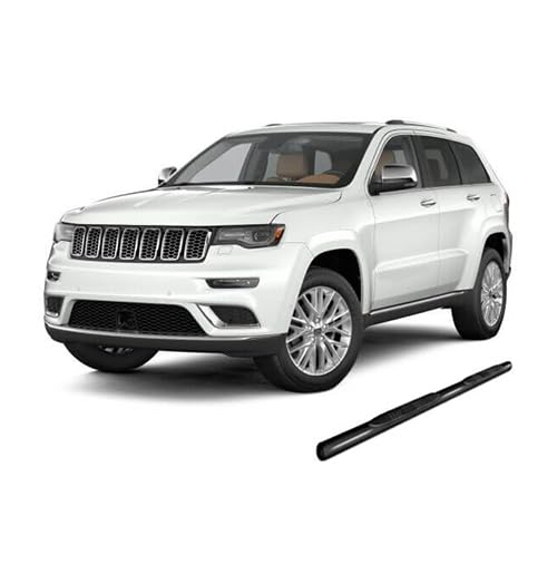 4in Black Horse Side Steps Compatible with 2011-2021 Jeep Grand Cherokee Black (Incl. 22 WK & Excl. Limited X, High Altitude, Summit, SRT, SRT8, Trackhawk and Trailhawk)-9B080203AOV