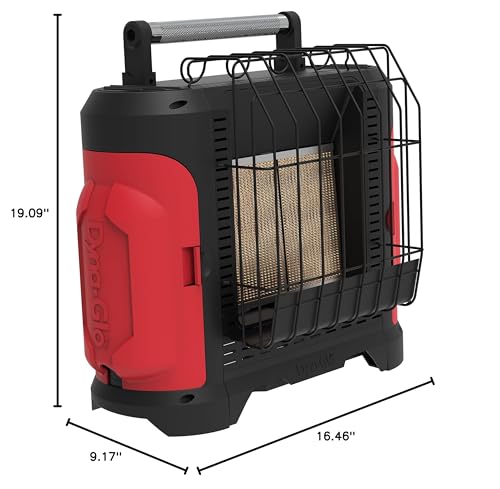 Dyna-Glo XL 18K BTU Grab N Go Portable Propane Heater - Red
