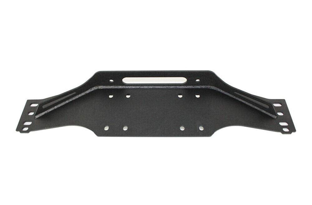 Fishbone Jeep TJ Offroad Winch Plate Steel 97-06 Wrangler TJ Black Textured Powdercoat Piranha Series - FB21052