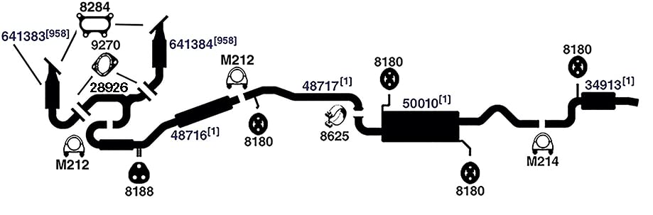50010 nobrandname Muffler - Welded Assembly