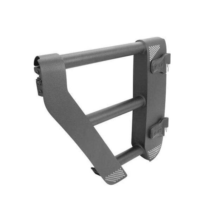Go Rhino Tube Trailline Doors - Rear | Mild Steel, Textured Black | 572602 | Fits 2018 - 2024 Jeep Wrangler JL, JLU, & Gladiator JT 2-Door or 4-Door