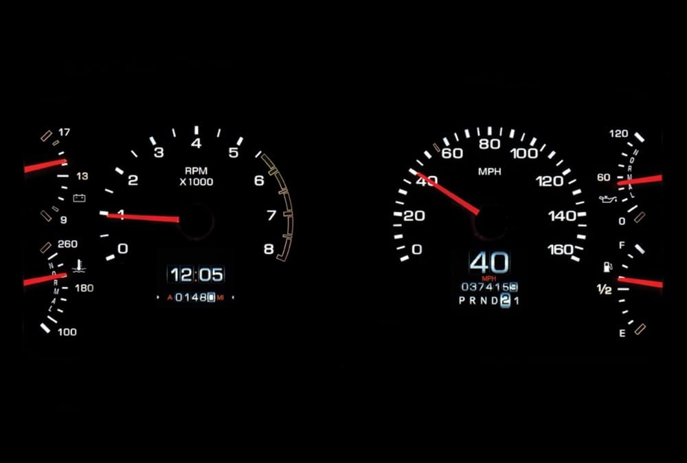Dakota Digital Retrotech RTX-87F-MUS-X Gauge Instrument System Compatible with Ford 1987-89 Mustang