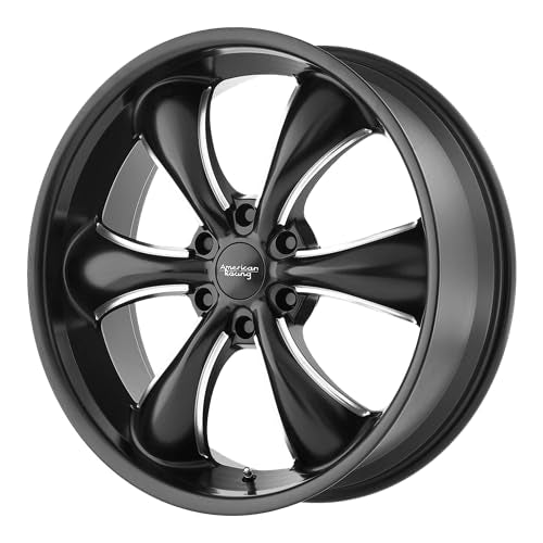 AR914 American Racing 20X8.5 6X120 S-BLK MILL 15MM - AR91428577915