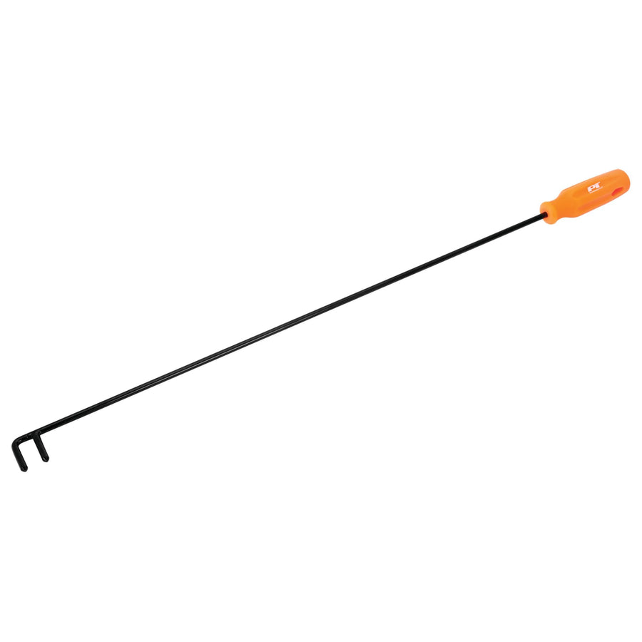 W84012 Performance Tool Long Reach Pro Style Belt Hook Tool for Serpentine, V, and Timing Belts - 29-Inch Length, High Visibility Orange Handle