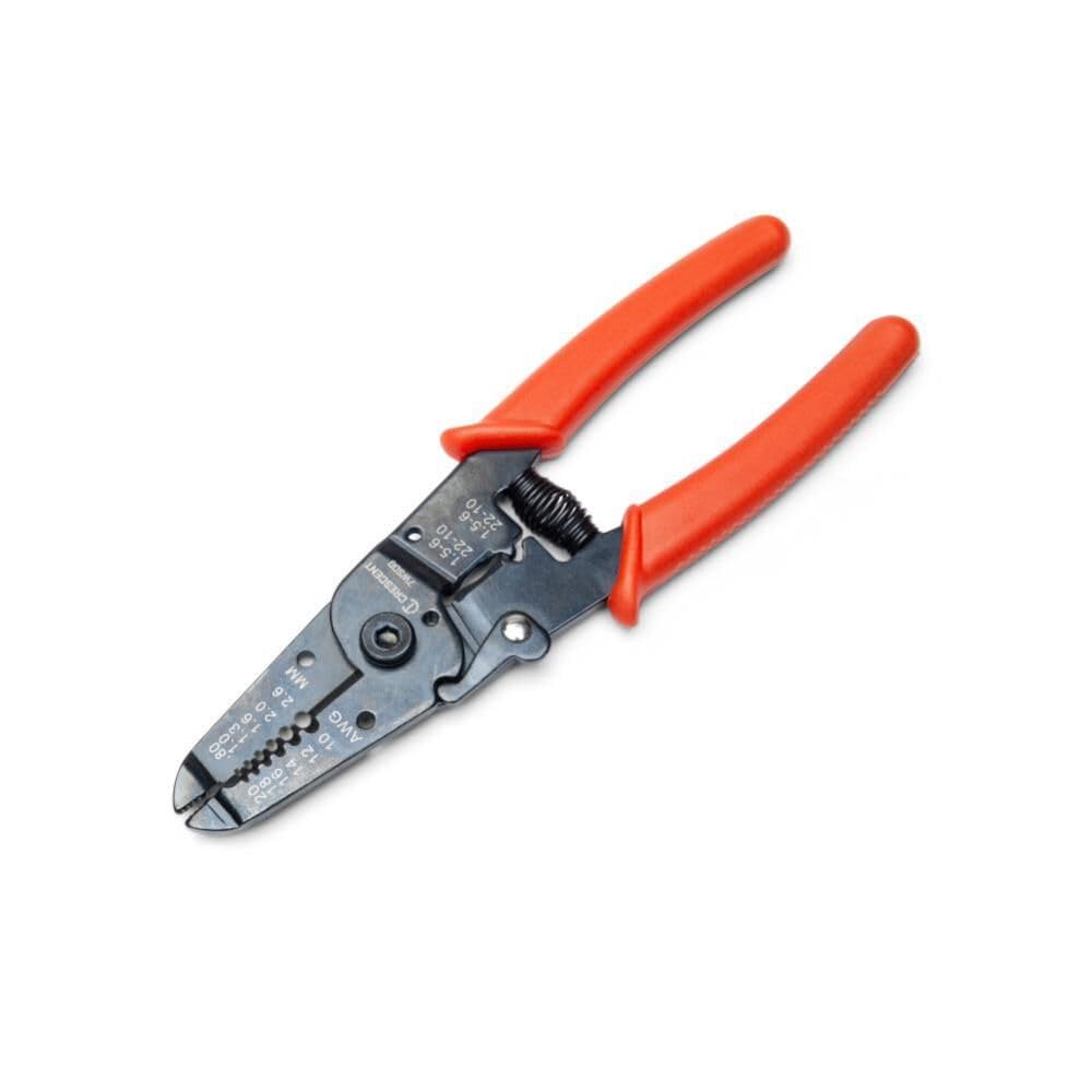 7" Crescent Wire Stripper Plier Dipped Grip (7WSDG)