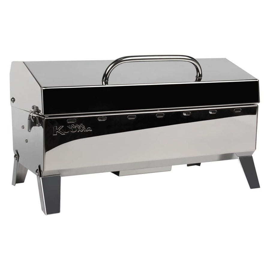 Stow N' Go Camco 58131 160 Gas Grill with Thermometer and Igniter, White