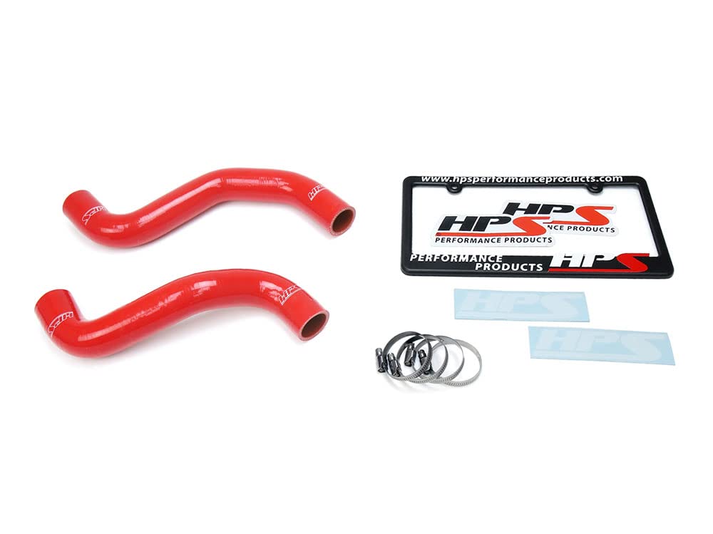 Red HPS Silicone Radiator Hose Kit Coolant OEM Replacement 57-1839-RED