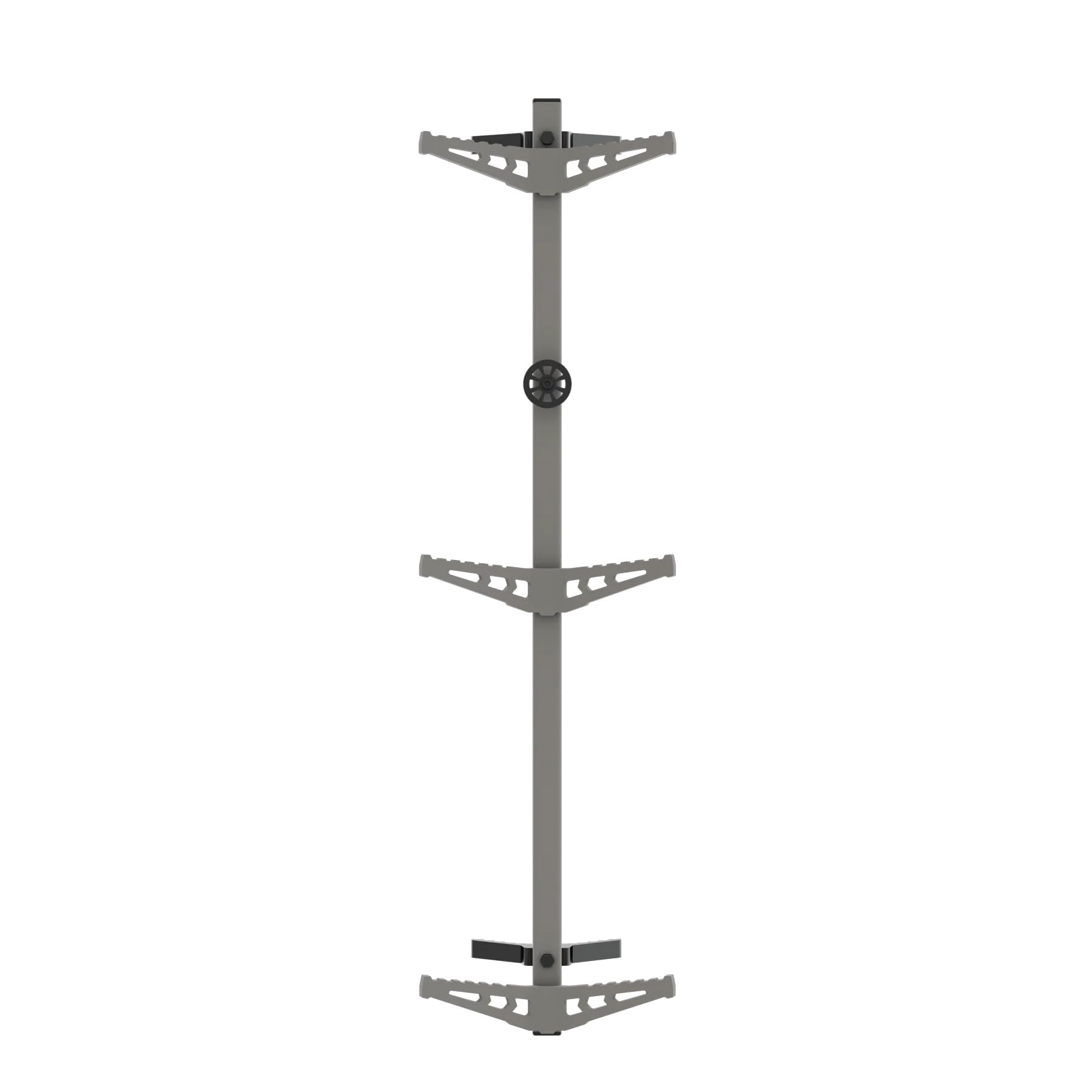 Double-Step NOVIX Tree Climbing Sticks (4 Pack) - Welded 32” Aluminum Climbing Sticks w/VersaStraps - Level on Crooked Trees for Treestand Hunting - Made in The USA, Classic