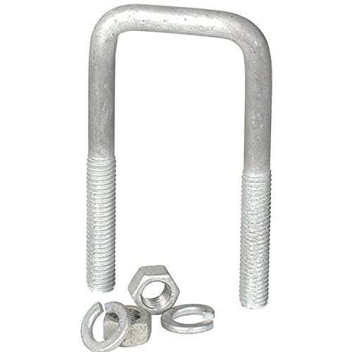 Square U-Bolt CE Smith Trailer 15251A with Washers & Nuts, 3/8" x 1-5/8" x 3-9/16"- Replacement Parts and Accessories for your Ski Boat, Fishing Boat or Sailboat Trailer