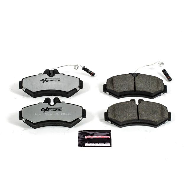 Power Stop Z36-928 Z36 Truck and Tow Brake Pads For Sprinter 2500, Sprinter 3500, Freightliner Sprinter 2500, Freightliner Sprinter 3500, G500, G55 AMG, G550 [Model Specific]