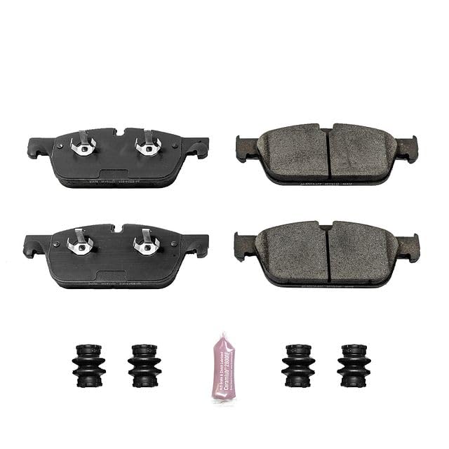 Power Stop Z23-1636 Z23 Sport Carbon Fiber Infused Ceramic Brake Pads with Hardware For Mercedes GL350, Mercedes GLE450, Mercedes GLS550, Mercedes M [Model Specific]