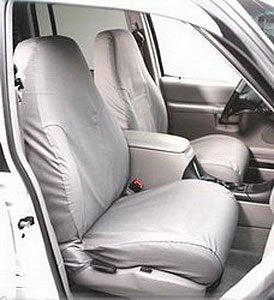 Covercraft SeatSaver SS3419WFGY Front Row Custom Fit Seat Cover for Select Ford F-150 Models - Waterproof (Grey)