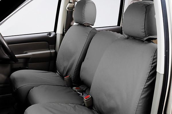 Covercraft 1st Row SS2552PCGY Gray Polycotton SeatSaver Custom Seat Covers