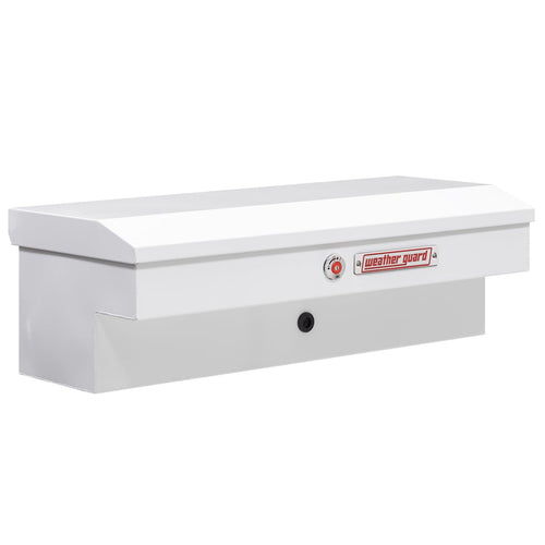 Weather Guard 41in Model 185-3-04 Lo-Side Truck Box, Steel, White, 3.0 cu ft capacity