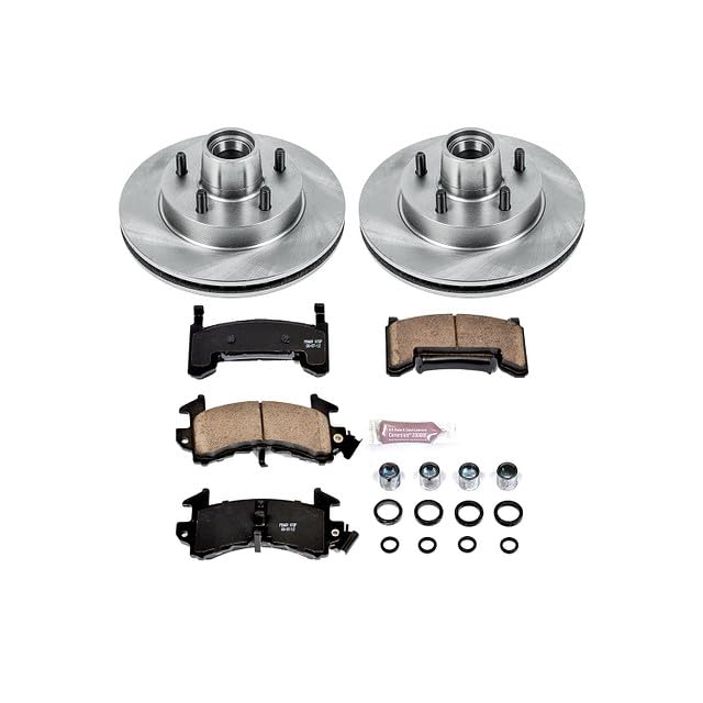 POWERSTOP Autospecialty KOE1482 Front Replacement Brake Kit-OE Brake Rotors & Ceramic Brake Pads
