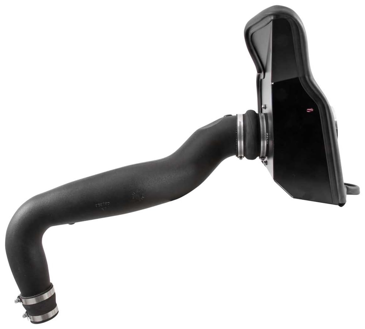 Cold Air Intake System K&N: High-Flow Air Filter, Increase Performance & Acceleration: Compatible with 2015-2017 Ford: Mustang, 57-2589