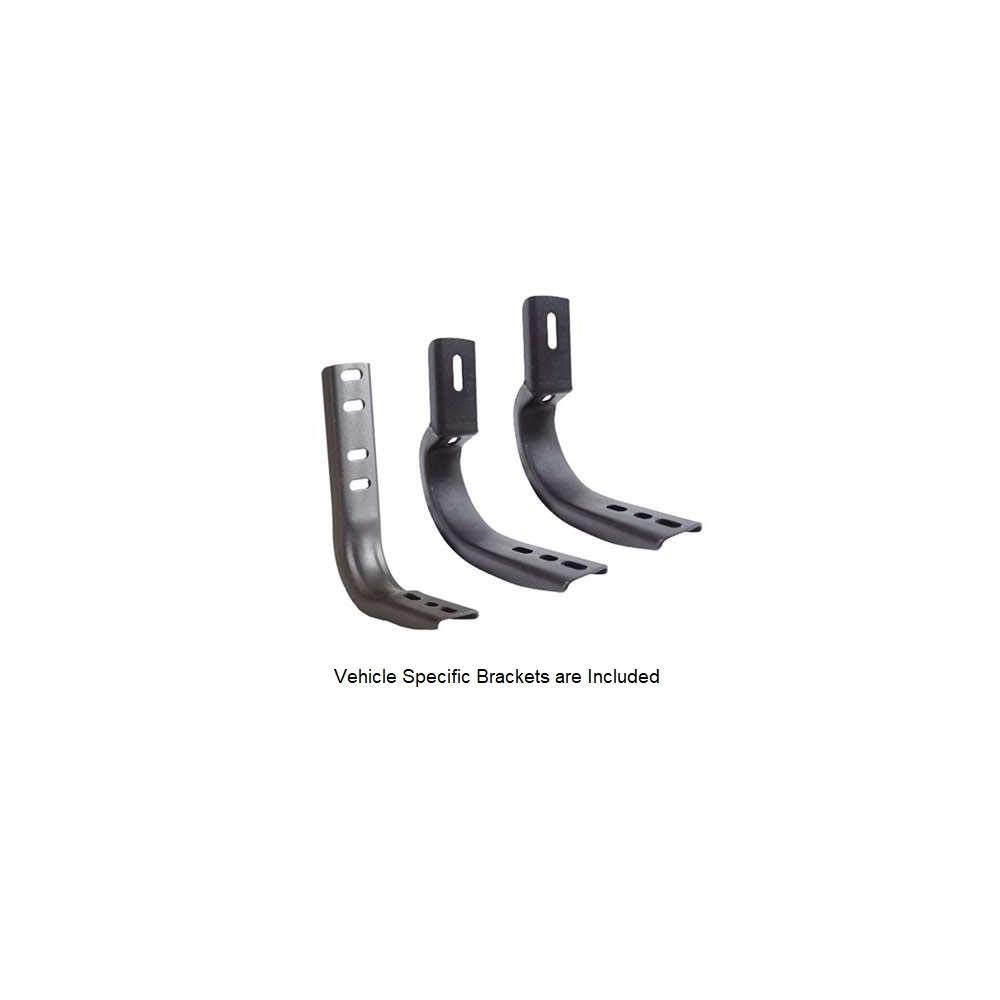 Go Rhino 5" Low Profile OE Xtreme Sidesteps & Brackets - | Stainless Steel, Polished | 685415552PS | Fits 2017-2023 Ford F-250/F-350 Standard Cab & 2015-2024 Ford F-150 Standard Cab