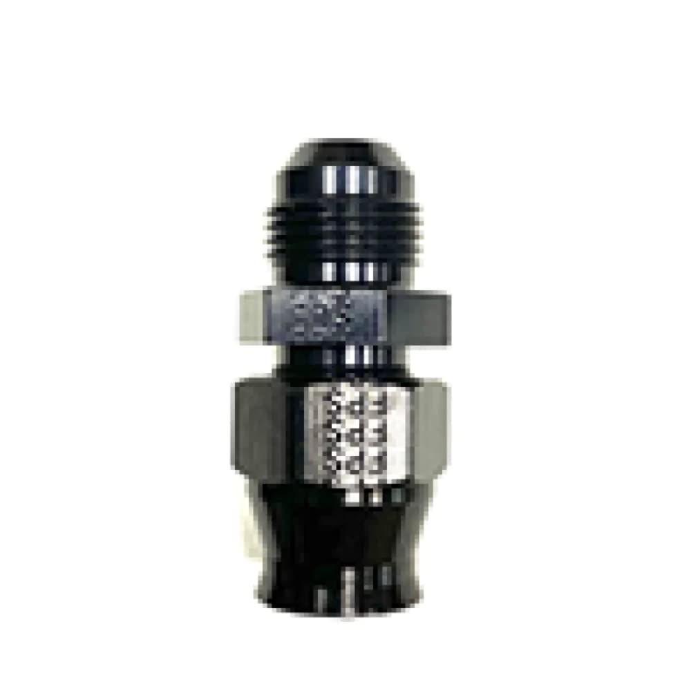 6An Male Fragola Performance Systems 892006-BL X 3/8" Tube An Adapter Fitting Black