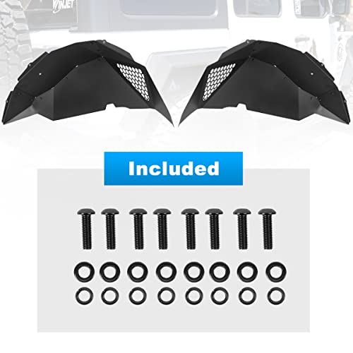 Compatible NIXON OFFROAD Rear Inner Fender Liners Flares fit for 2018 2019 2020 2021 2022 2023 2024 2025 Jeep Wrangler JL/JLU