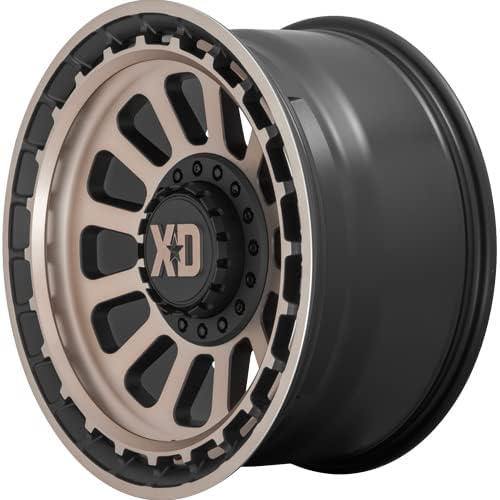 XD Wheels Omega Xd856 Satin Black with Bronze Tint Wheel with Alloy Steel (17 x 9. inches /6 x 106 mm, 0 mm Offset)