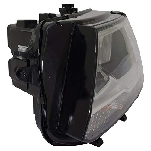 Left TYC Headlight Assembly Compatible with 2018-2020 Volkswagen Tiguan