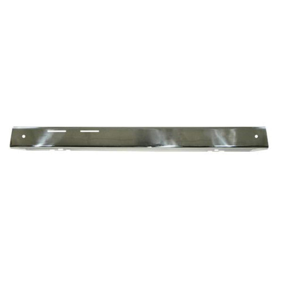 Bumper Overlay, Rugged Ridge 11109.01 Front, Stainless Steel; 76-86 Jeep CJ