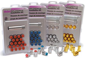 SplineDrive McGard 65554CN Chrome Wheel Installation Kit (M12 x 1.25 Thread Size) - for 5 Lug Wheels