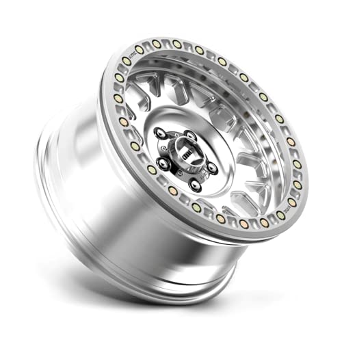 MACHINED KMC Wheels Grenade Desert Wheel with Aluminum (17 x 8.5 inches /5 x, 0 mm Offset)