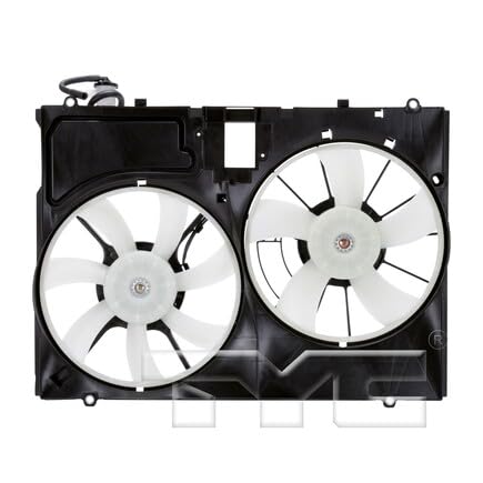 Cooling Fan Assembly TYC 622080 Compatible with 2007-2010 Toyota Sienna, Black