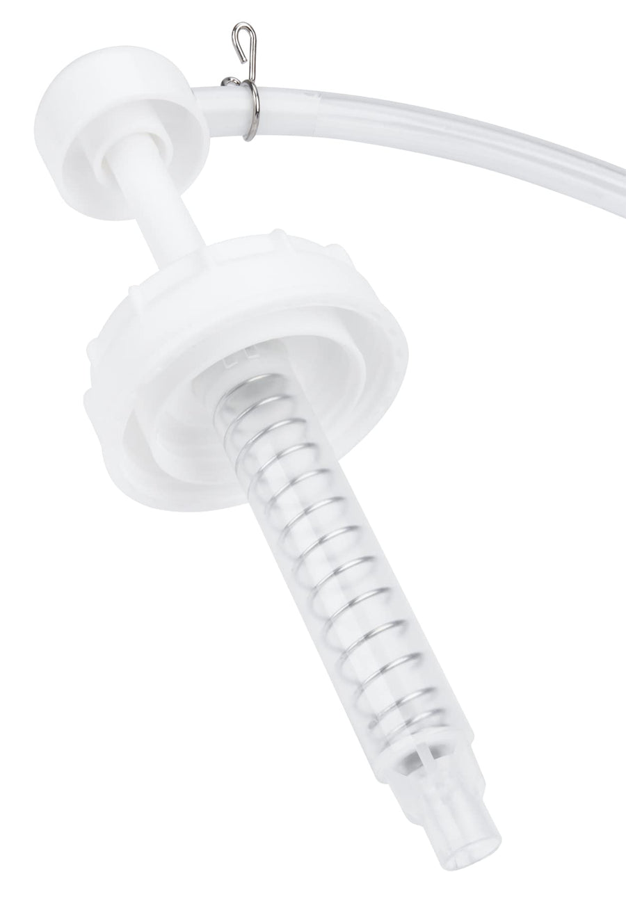 Double Threaded Cap Performance Tool W1140 - for Easy Lubricant Transfer from Standard and Wide Mouth Gallon Containers with 17-Inch Hose