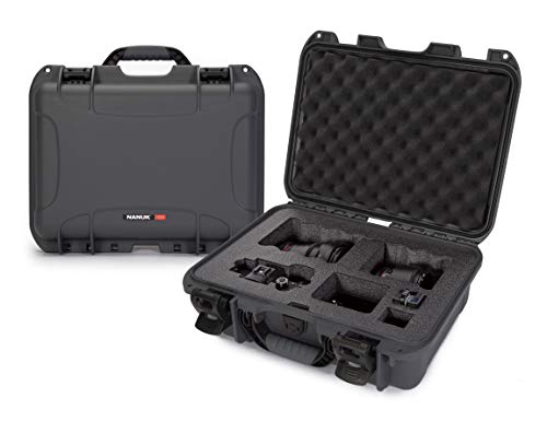 Waterproof Nanuk 920 Hard Case with Custom Foam Insert for Sony A7R Size Camera - Graphite