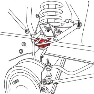 Upper Ball Joint Specialty Products Company for Ford Mustang - 94009
