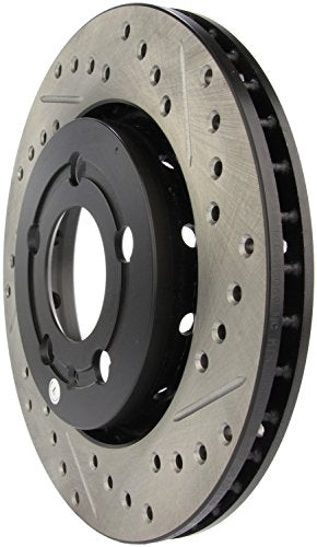 Sport Drilled/Slotted Brake Rotor StopTech 127.33069L (Rear Left), 1 Pack