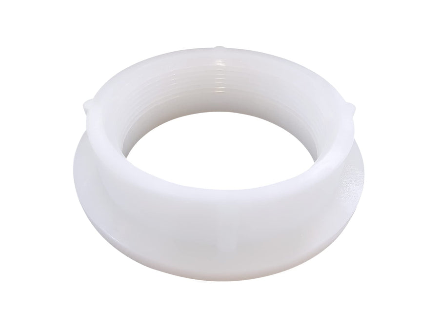 14166 ICON Spin Fitting, Raised, 4" FPT, White