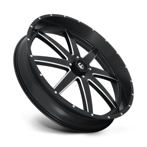 UTV Fuel D538 30x6 4x137 +1mm Black/Milled Wheel Rim 30" Inch