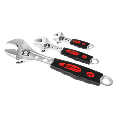 3 pc. Performance Tool Adjustable Wrench Set - W30703