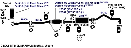 Exhaust Tail Pipe AP Exhaust Products 54792