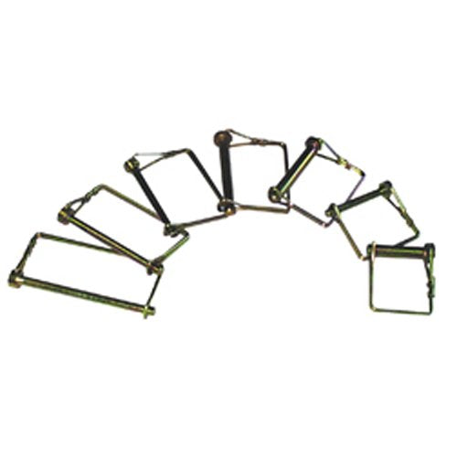 Safety Lock Pin JR Products 01214 - 1/4" x 3-1/2" Usable Length, green