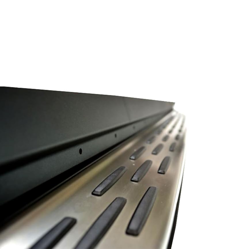 Aluminum Black Horse OEM Replica Running Boards Compatible with 2019-2022 Volvo XC40
