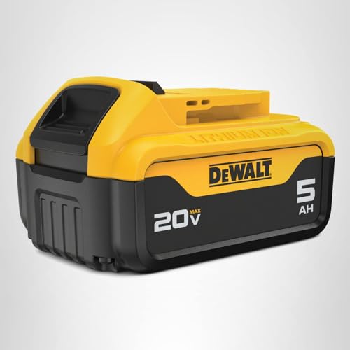 20V MAX XR DEWALT Battery, Lithium Ion, 5.0Ah (DCB205)