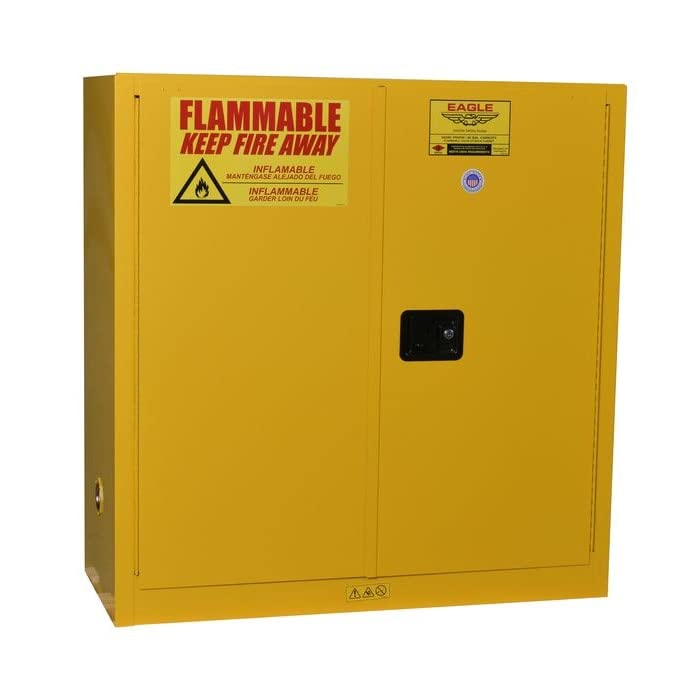 Yellow Flammable Liquid Safety Cabinet