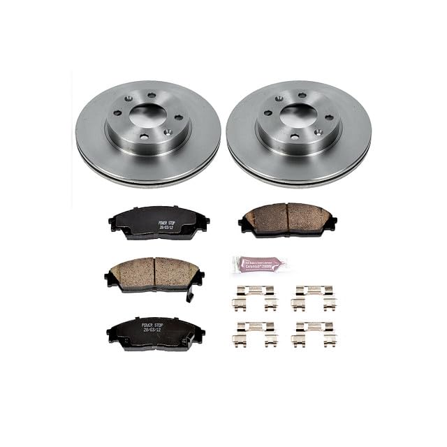Power Stop Autospecialty KOE402 Front Replacement Brake Kit-OE Brake Rotors & Ceramic Brake Pads