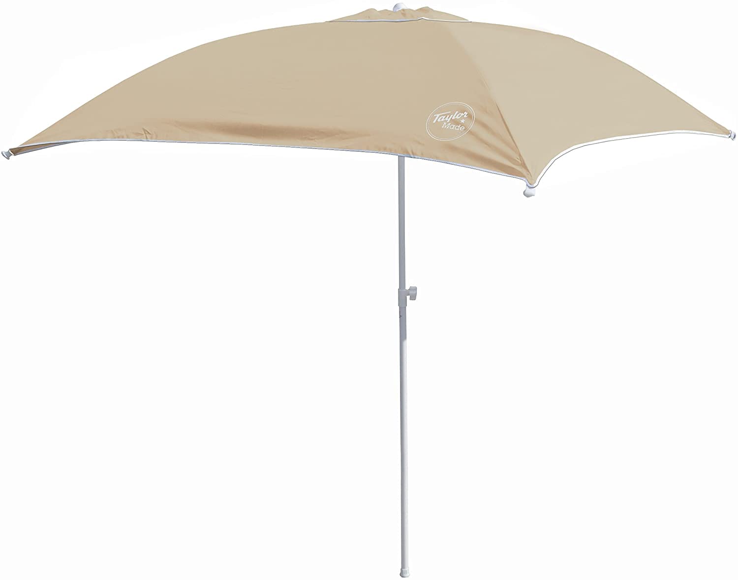 Anchorshade III Boat Shade, Taylor Made, Sand, 6' x 6', Adjustable Aluminum Pole to 8 Feet, UV-Treated Fade-Resistant Nylon, Market-Style Top, Carrying Case, Fits Most Boats and Benches – 22048
