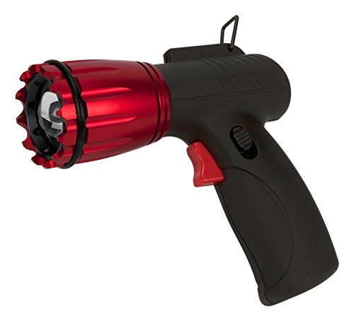 FirePoint LED Tactical Pistol Grip Spotlight Flashlight Performance Tool W2439 Candy Apple Red (230 Lumens)