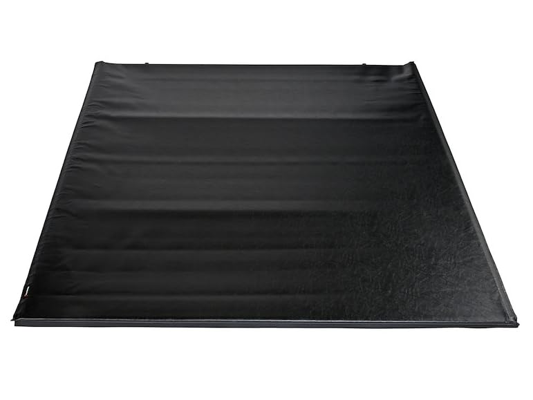 TrailFX Soft Roll-Up Tonneau Cover 2024-2025 Toyota Tacoma Fits 6 Foot Bed Soft Roll-Up with Hook and Loop Lockable via Tailgate Handle Lock Black Vinyl with Aluminum Rails Inside Rail Mount
